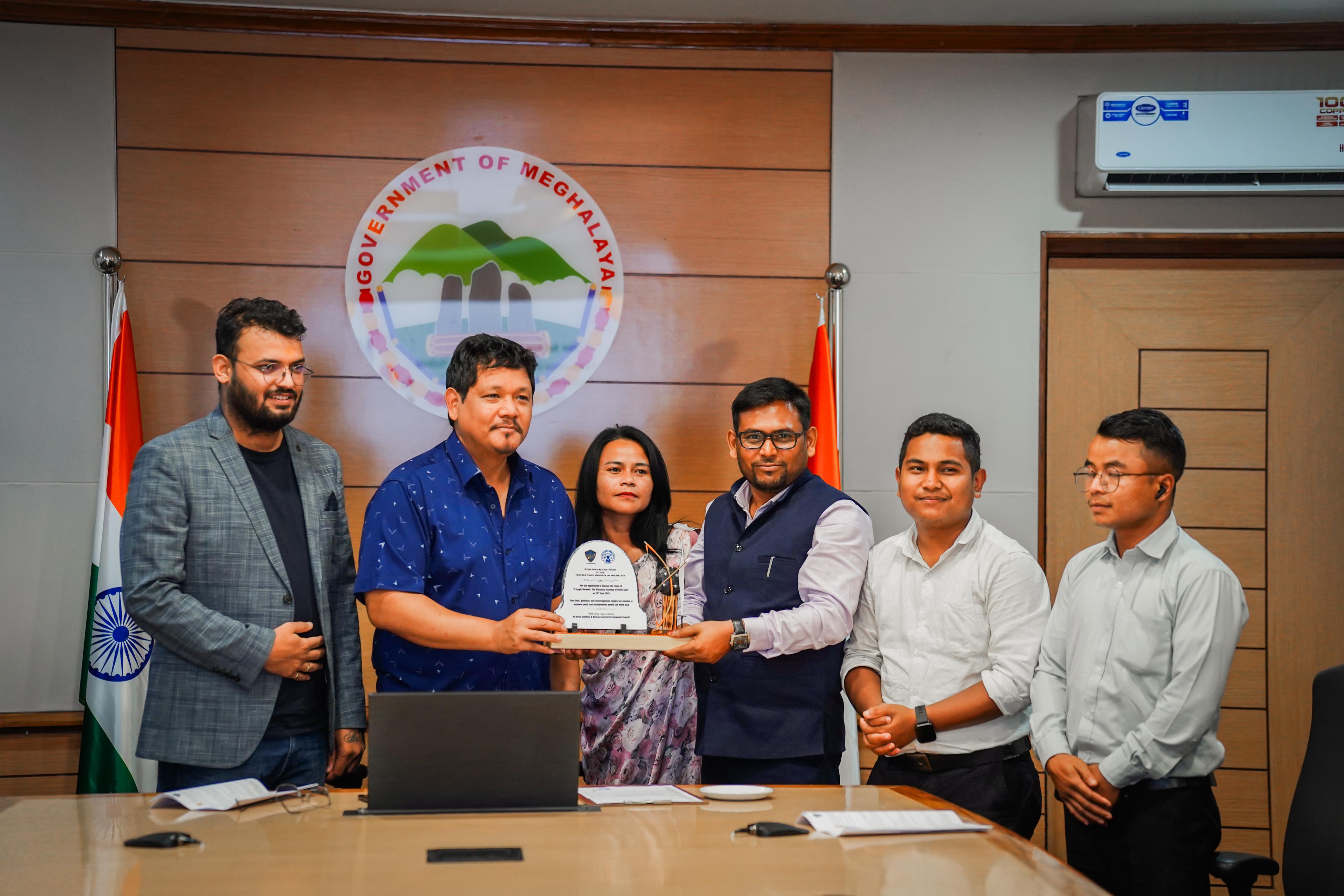 EDC India - Meghalaya CM Meeting Poster