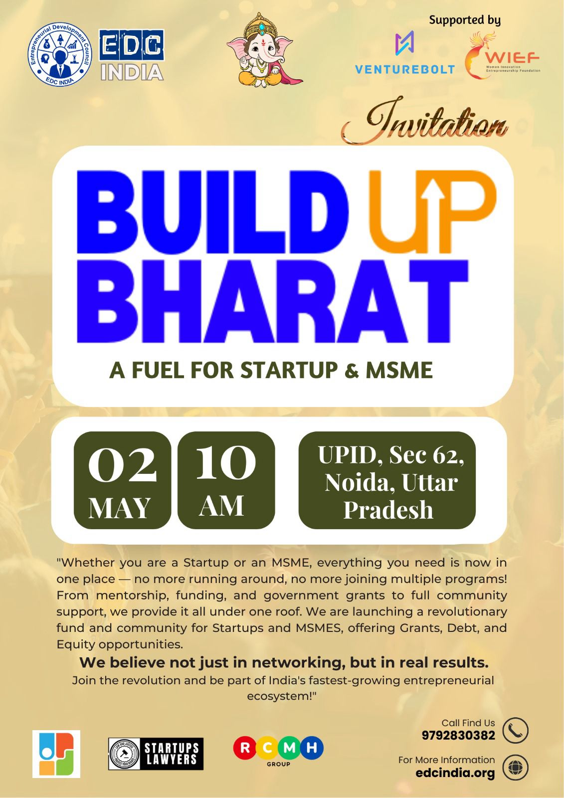 Build Up Bharat Poster